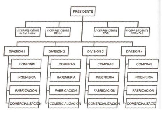 Estructura divisional