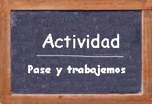 Haga un clic en ACTIVIDAD